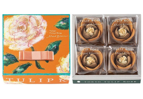 【Tokyo Tulip Rose 】鬱金香餅乾 栗子味 4件裝